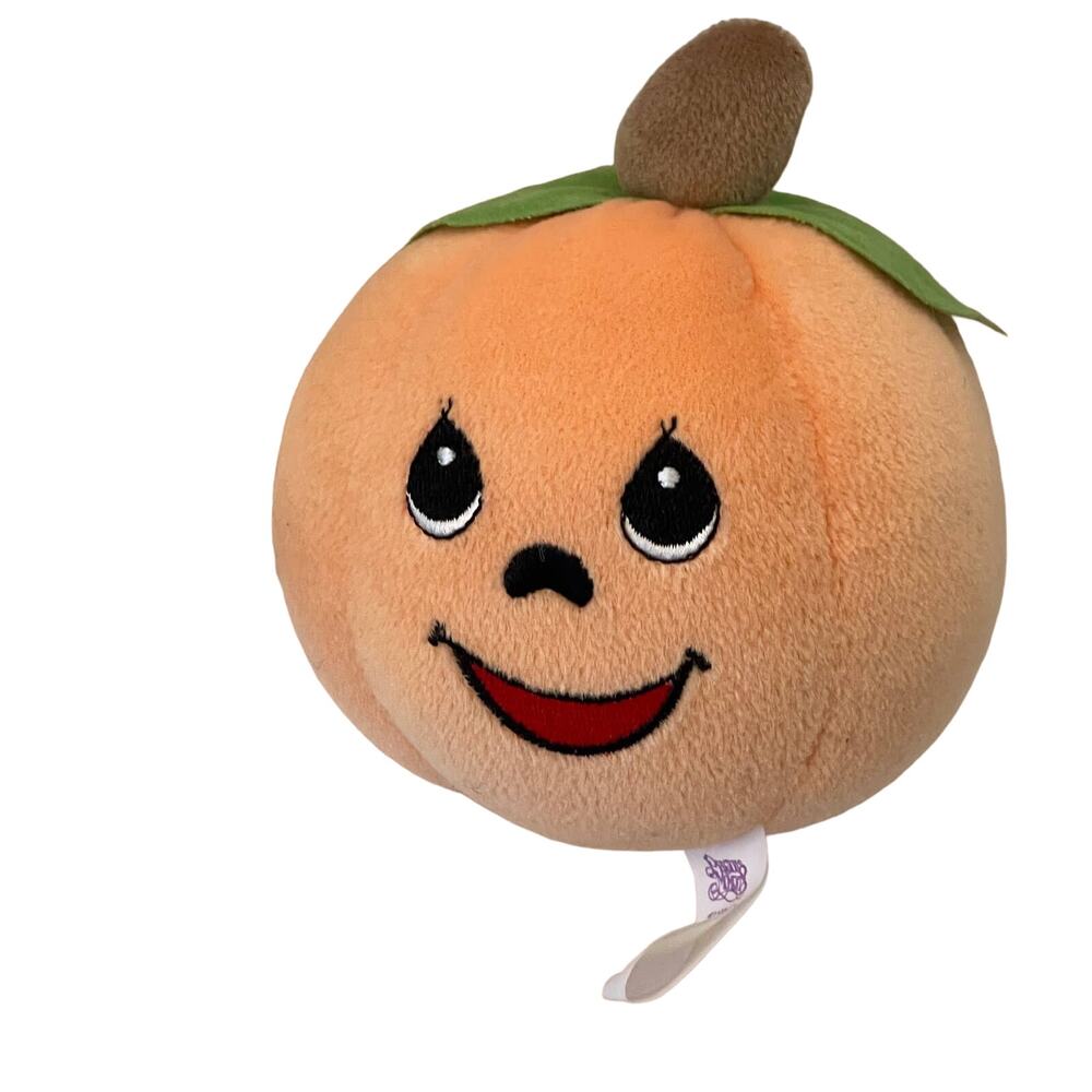 Enesco 1999 Fall Pumpkin Precious Moments Round Tender tails Plush